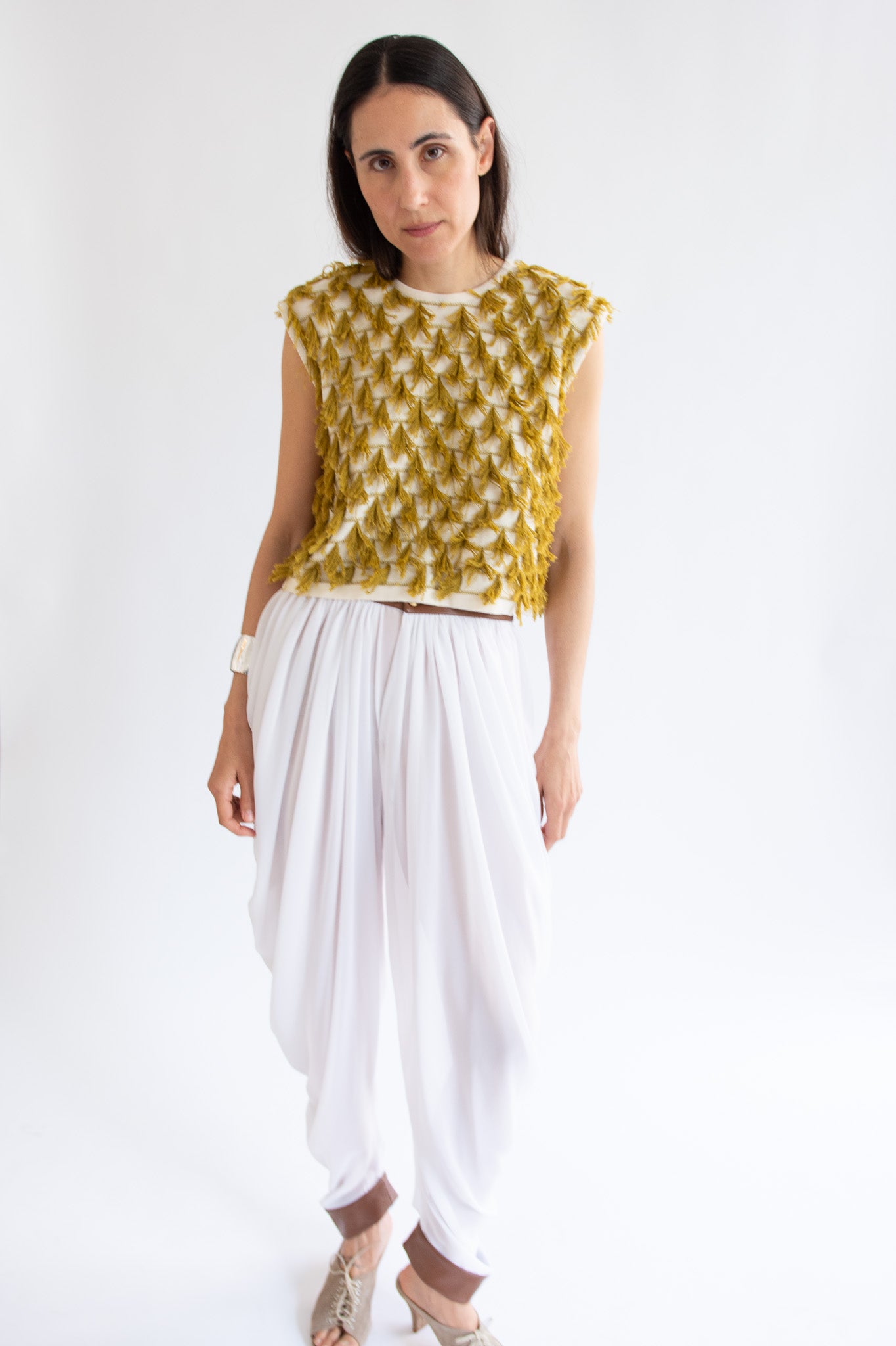 NICKLAS SKOVGAARD, Nicoletta Trousers, White/Brown