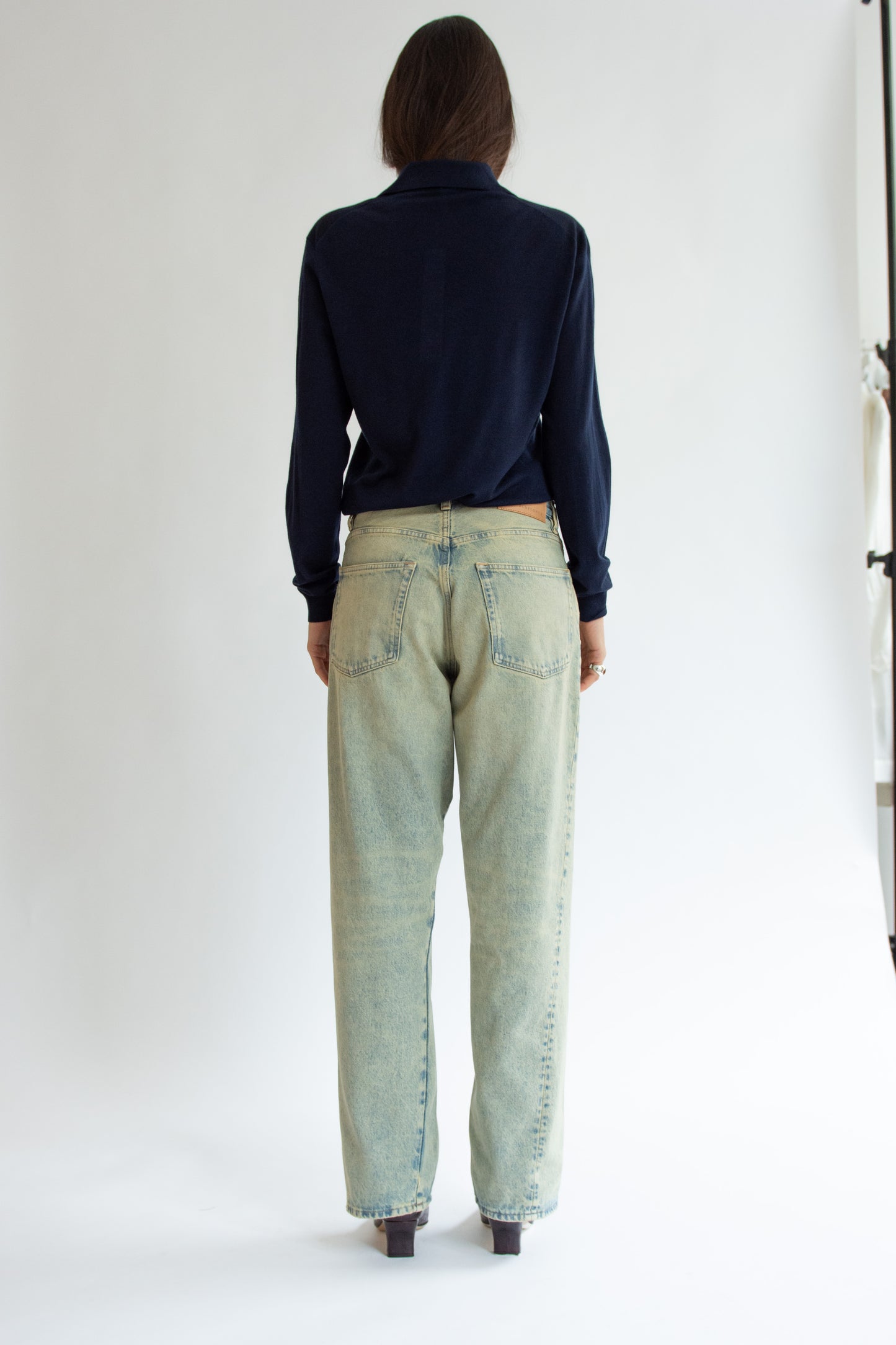 SUNFLOWER, Wide Twist Jean, Light Vintage Dust