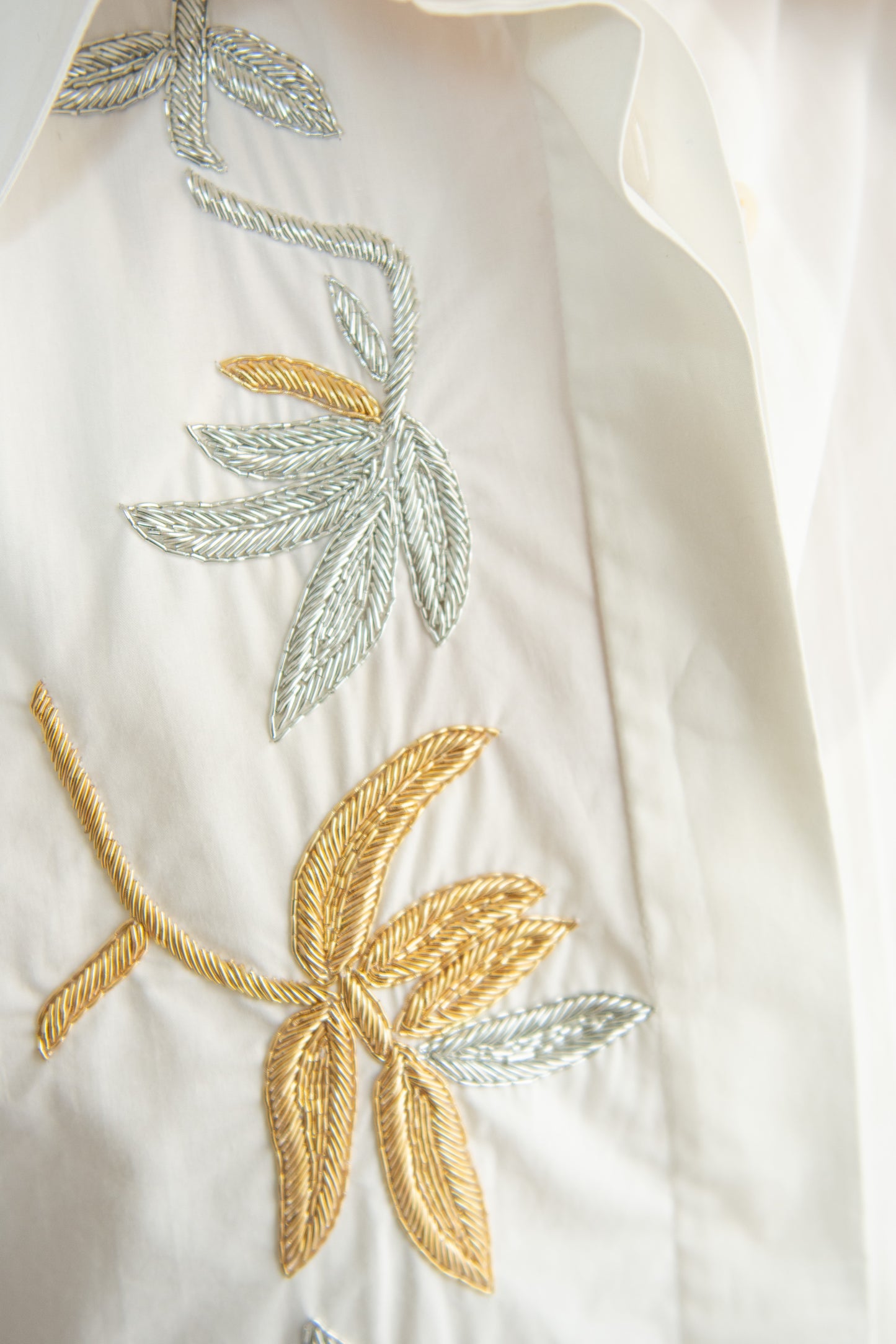 MR. LARKIN, King Mylar Shirt, Mylar Floral