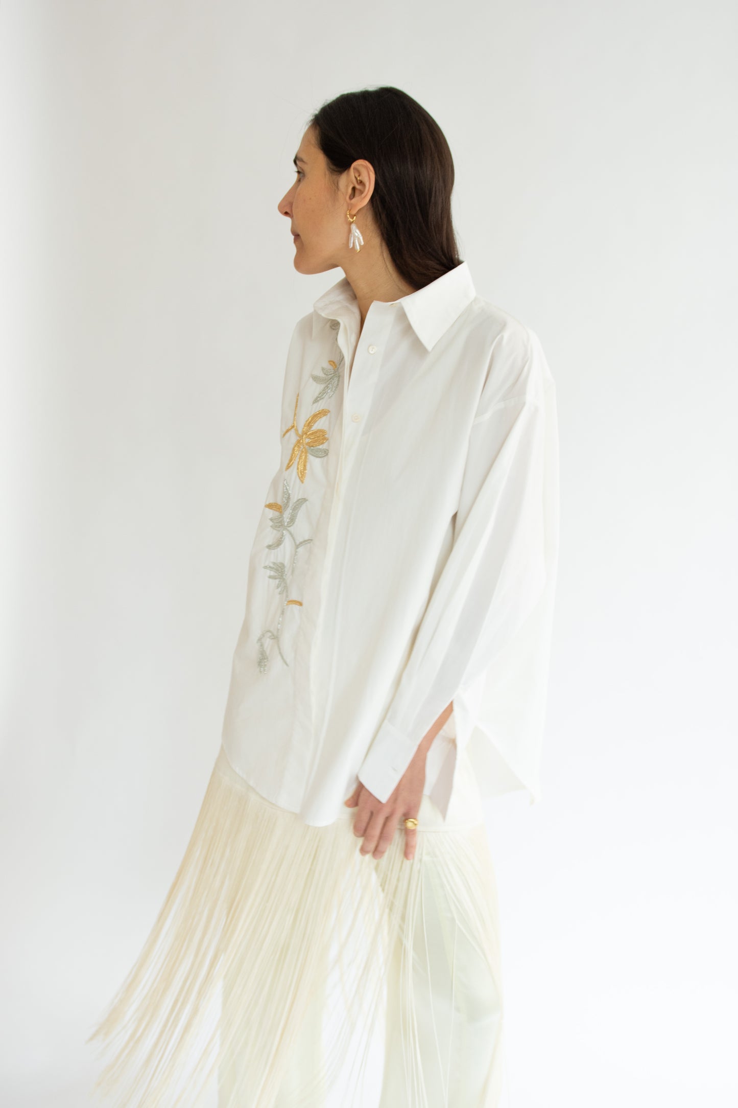 MR. LARKIN, King Mylar Shirt, Mylar Floral