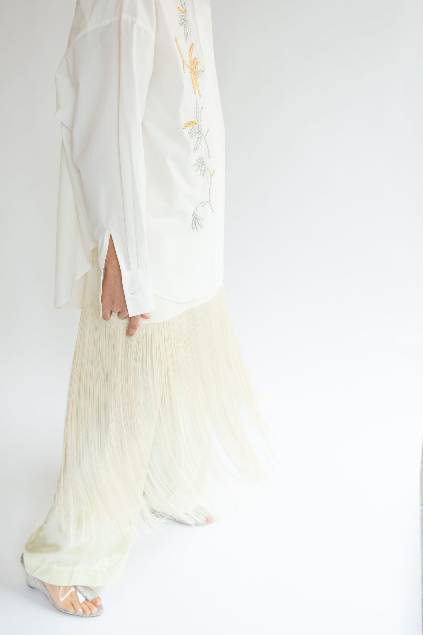 MR. LARKIN, King Mylar Shirt, Mylar Floral