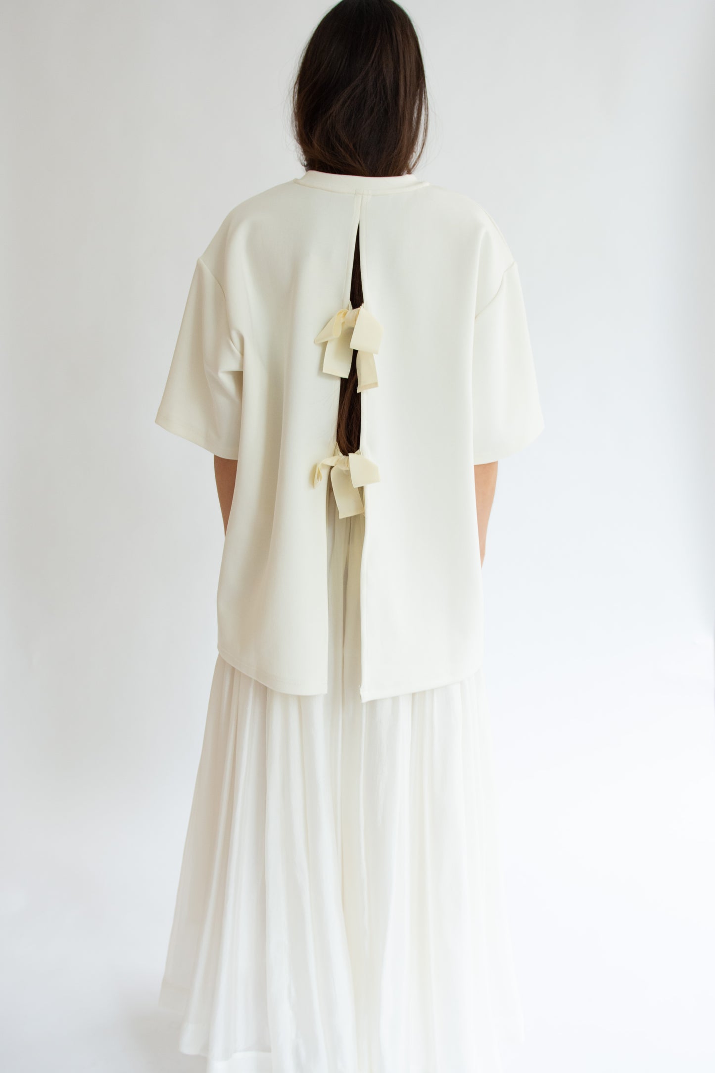 THE GARMENT, TG Bow Tee, Cream
