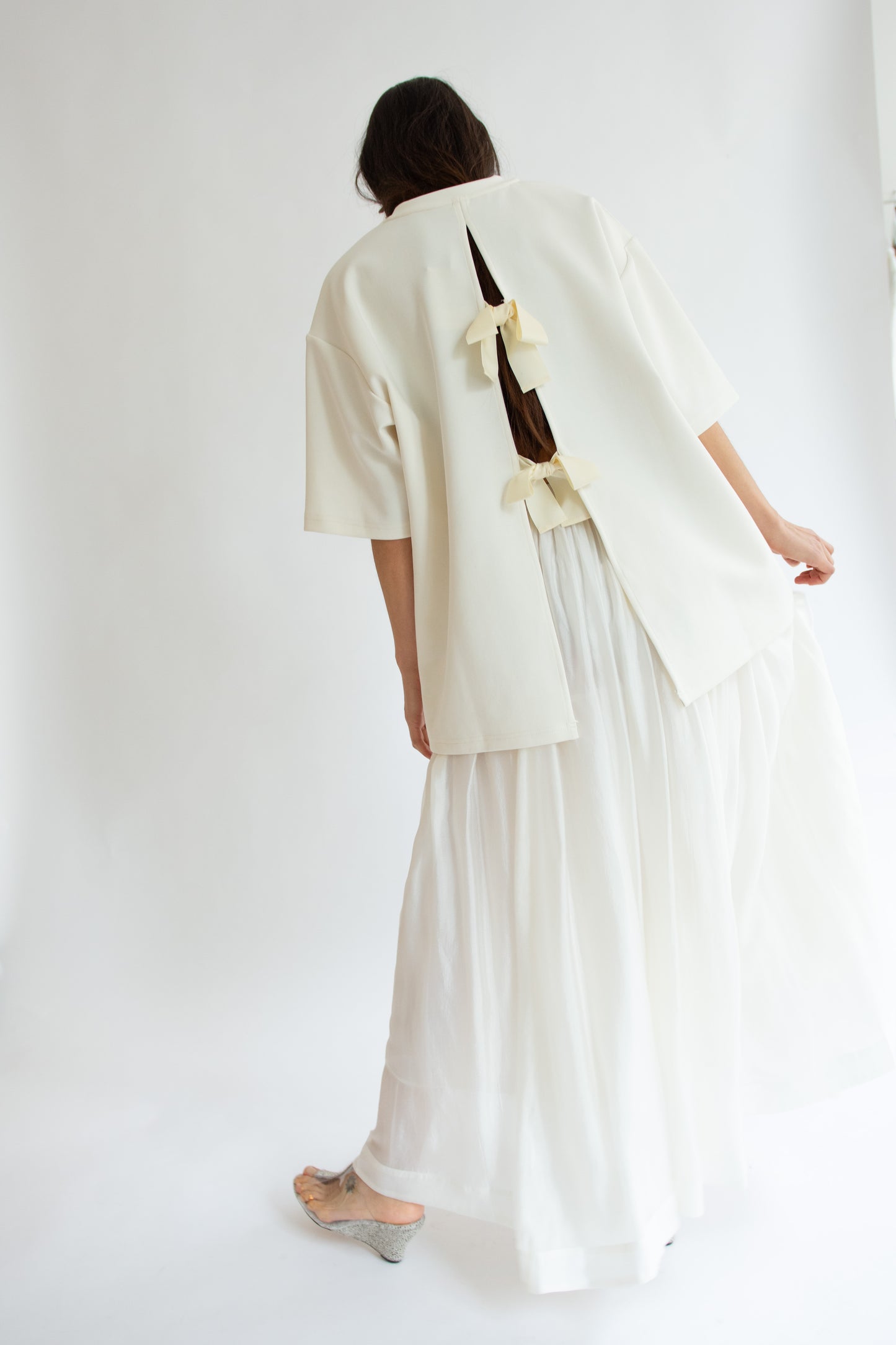 THE GARMENT, TG Bow Tee, Cream