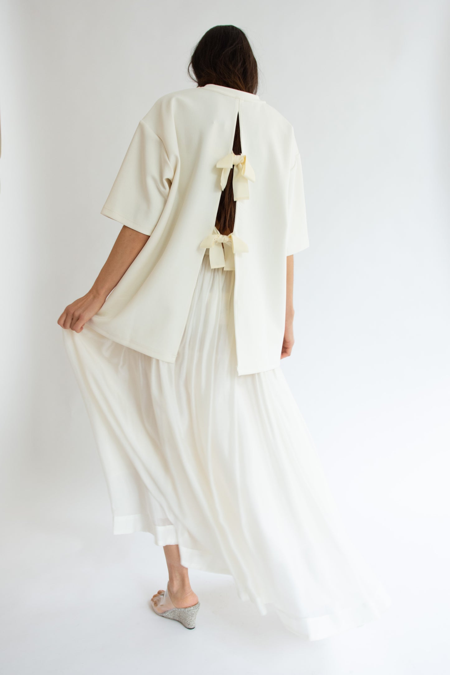 THE GARMENT, TG Bow Tee, Cream