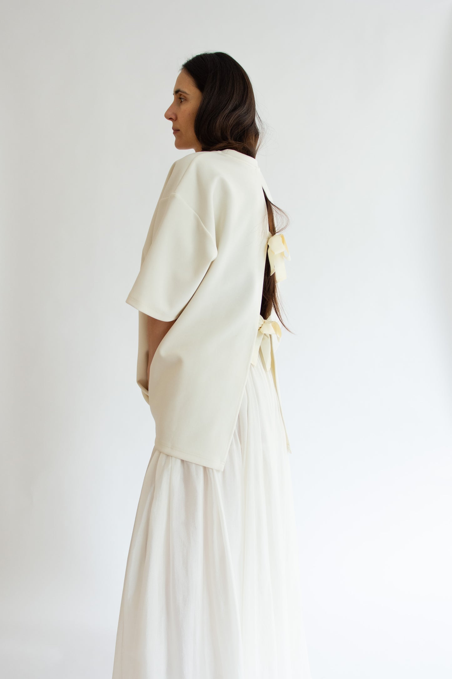 THE GARMENT, TG Bow Tee, Cream