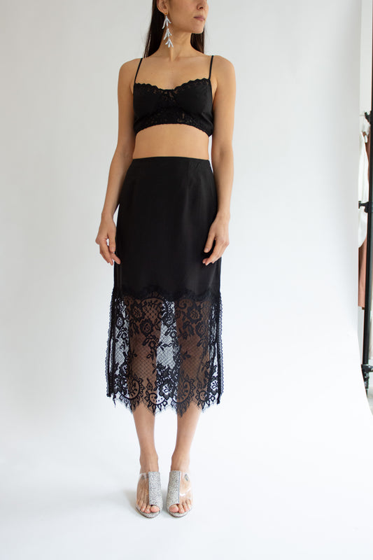 MR. LARKIN, Cheri Skirt, Black