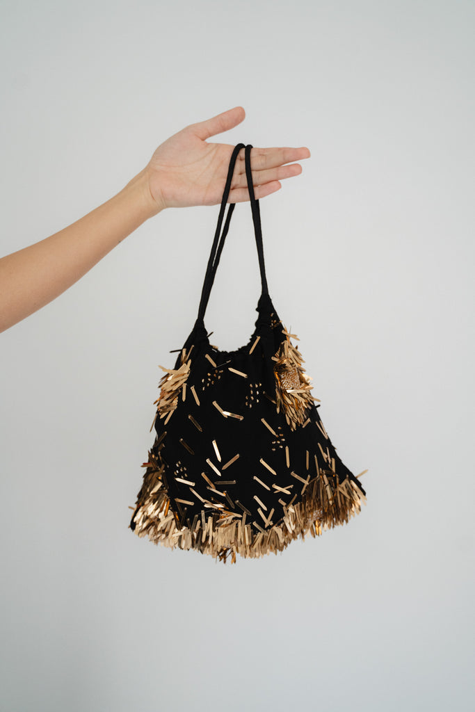 Rachel Comey, Hibiscus Fringe Bag, Black