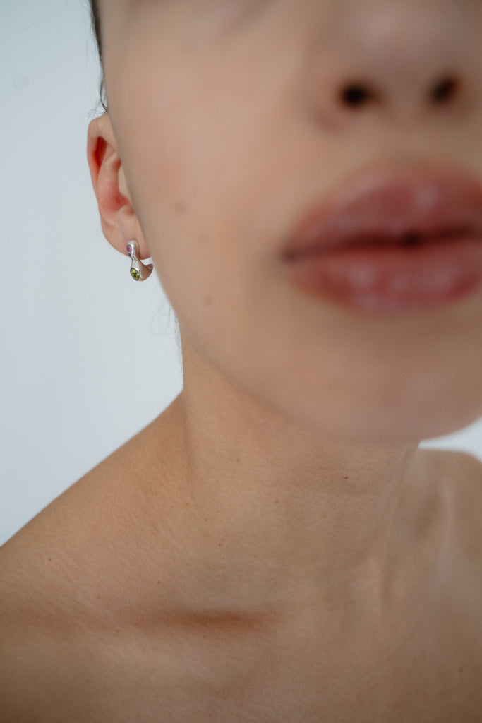 FARIS, Chamelle Gem Stud, Sterling Silver