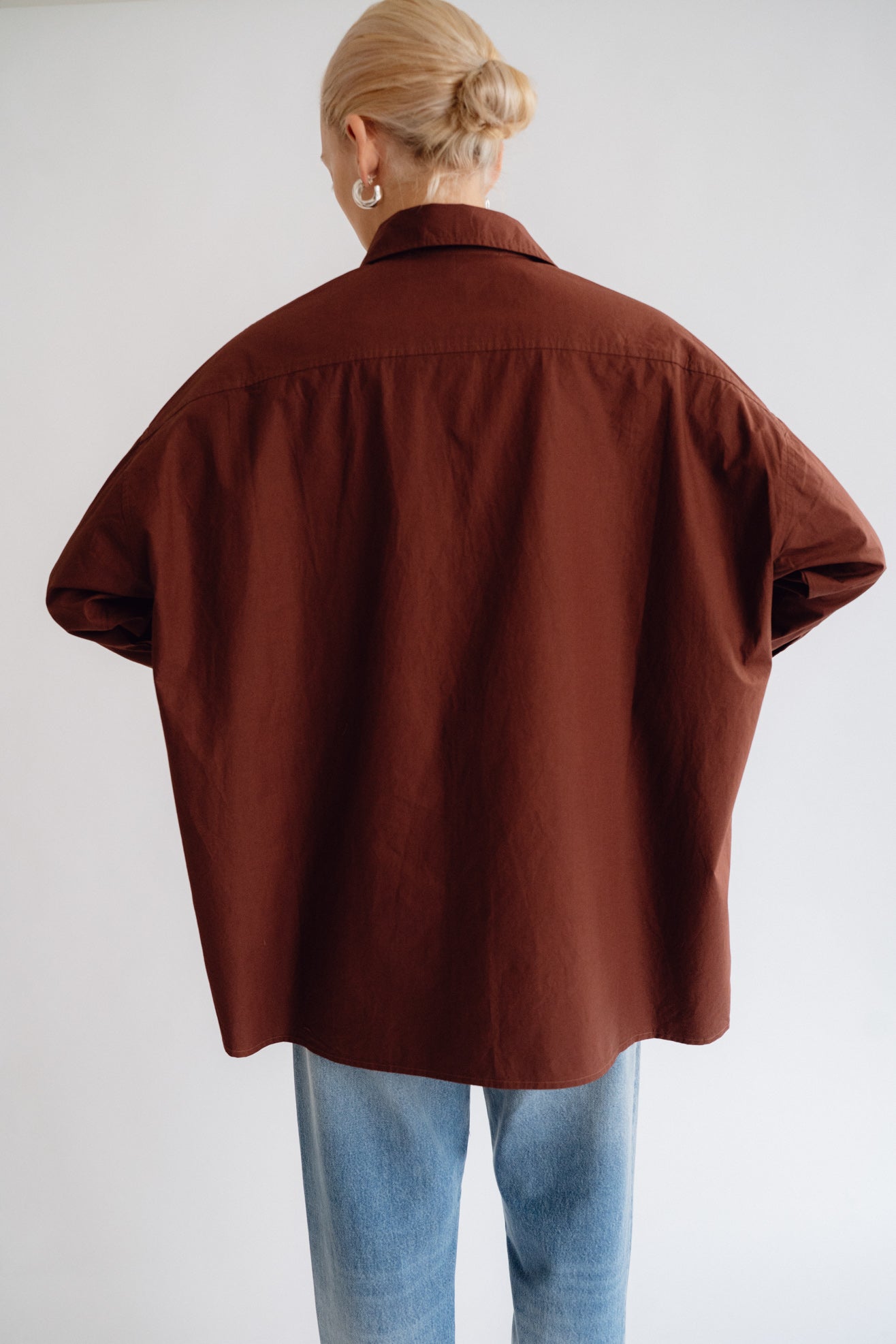 MR. LARKIN, Prince Shirt, Mahogany