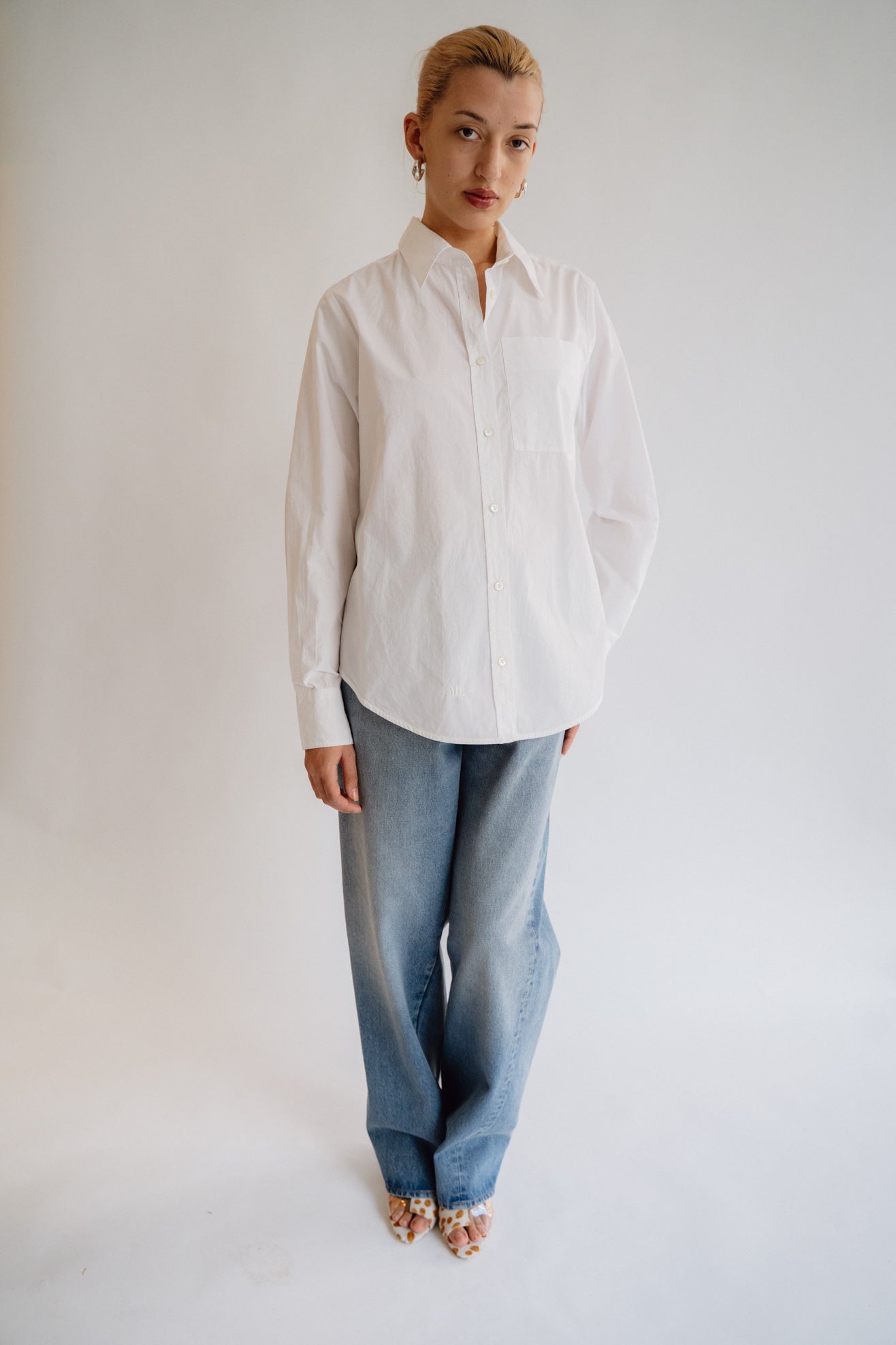 MR. LARKIN, Power Shirt, Off White
