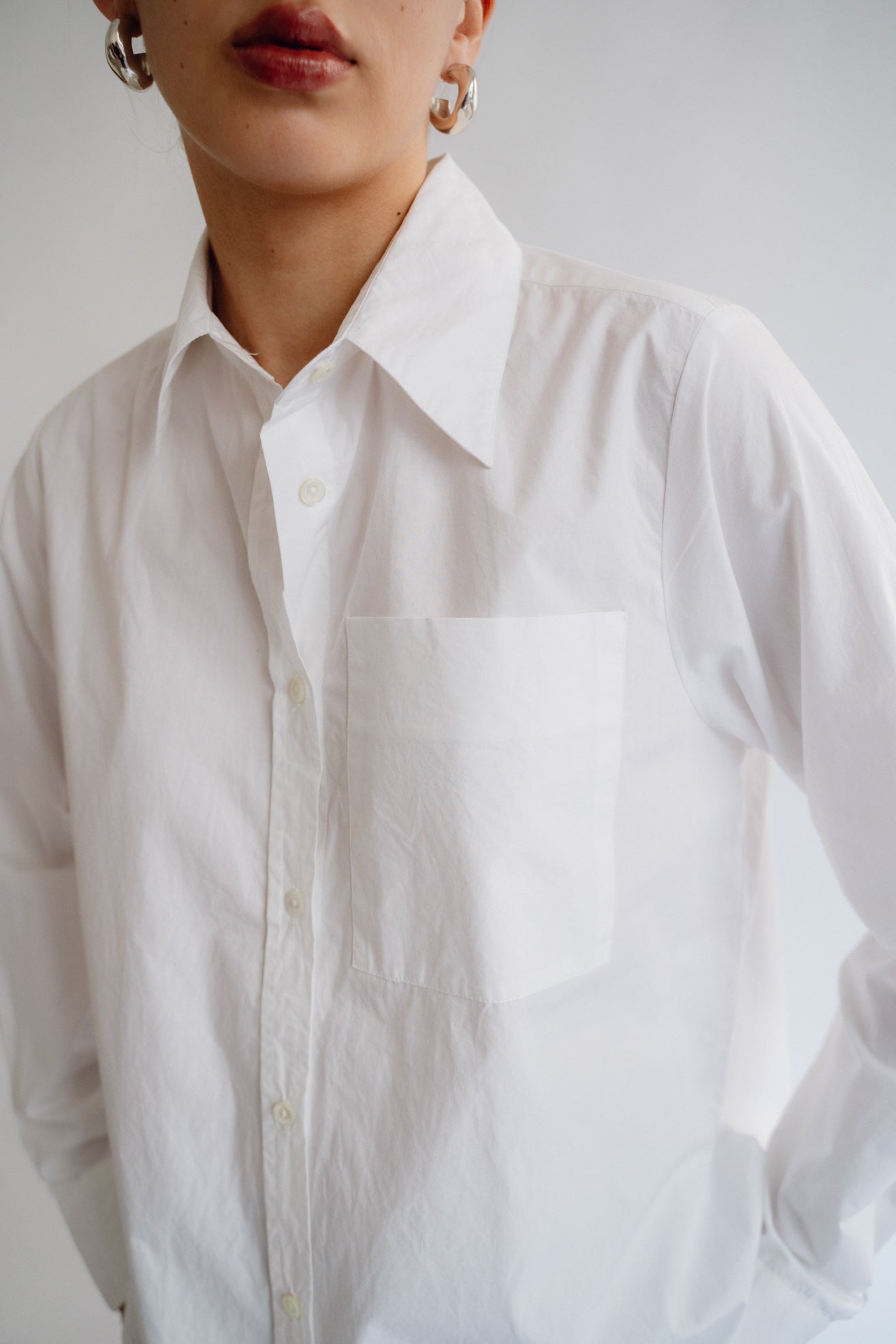 MR. LARKIN, Power Shirt, Off White