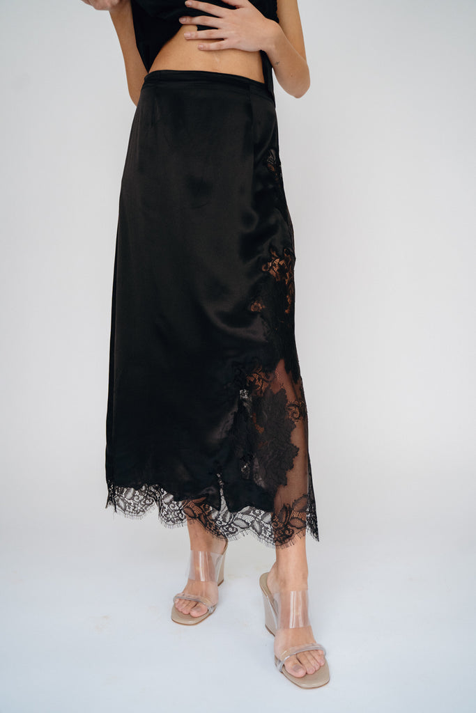 MR. LARKIN, Asta Skirt, Black