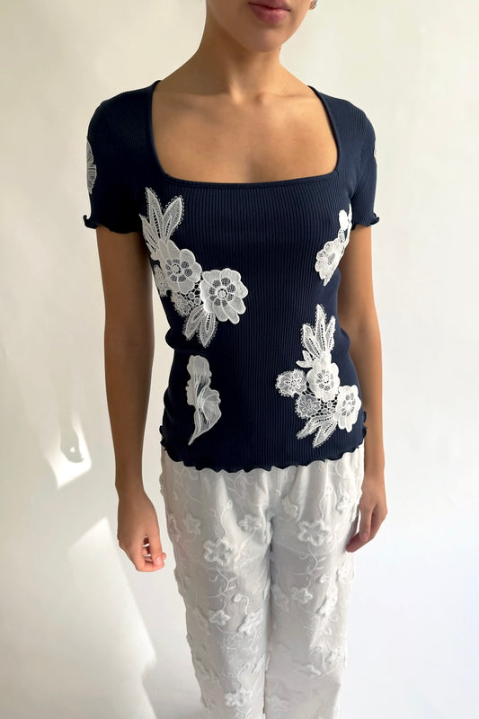 OPÉRASPORT, Elva Seamless T-shirt, Navy