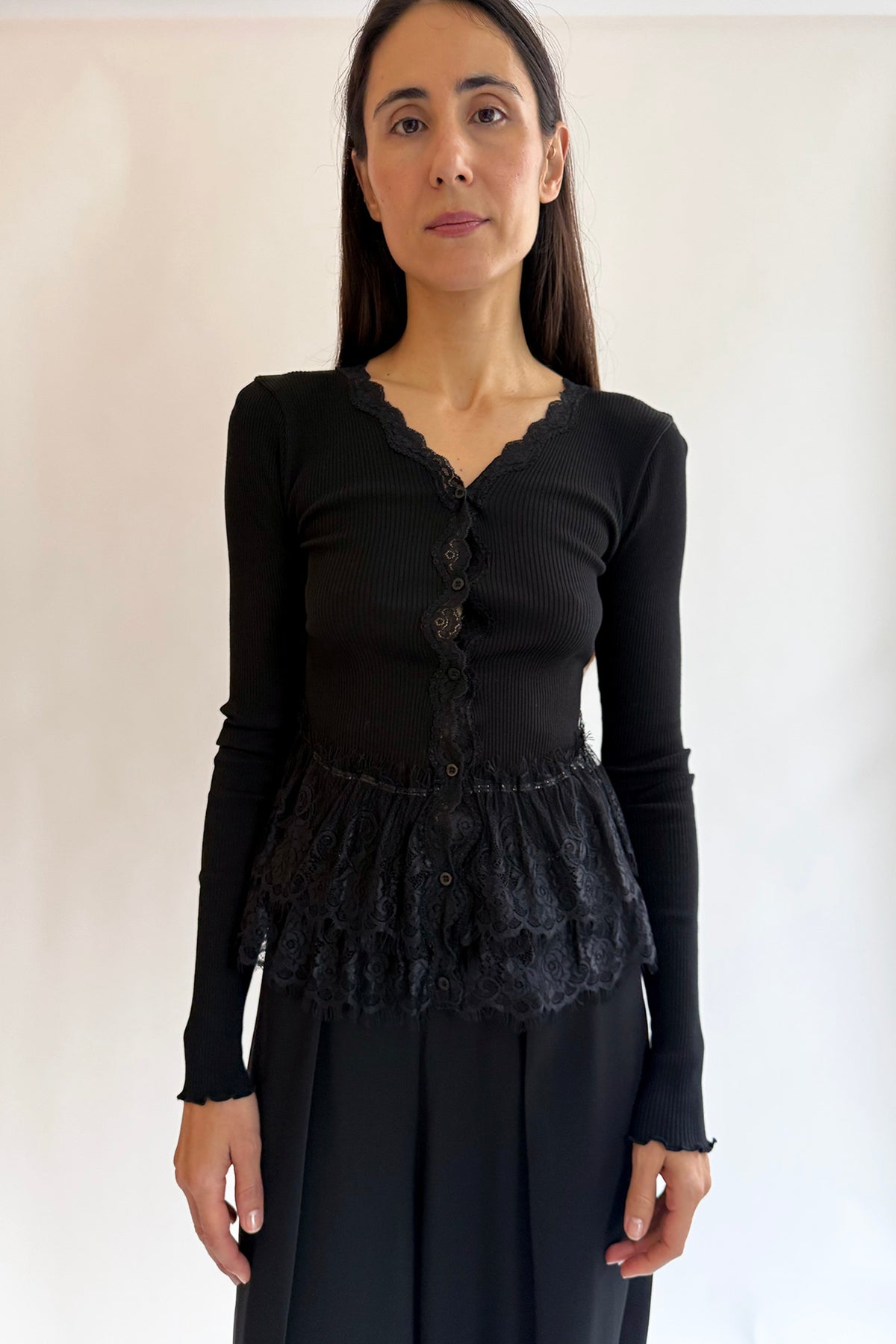 OPERASPORT, Eloisa Seamless Cardigan, Black