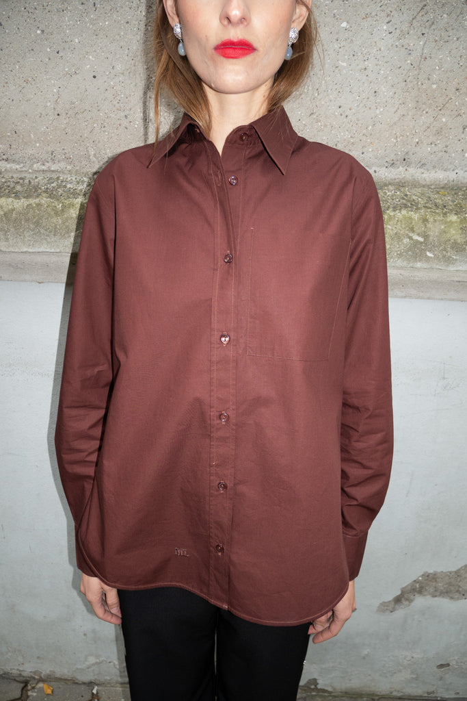 MR. LARKIN, Power Shirt, Mahogany