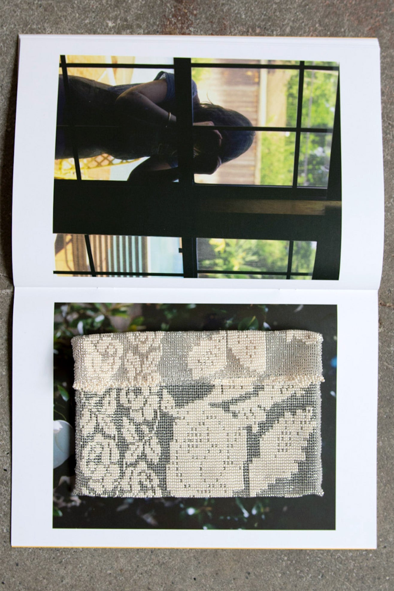 PURA UTZ, Lace Clutch