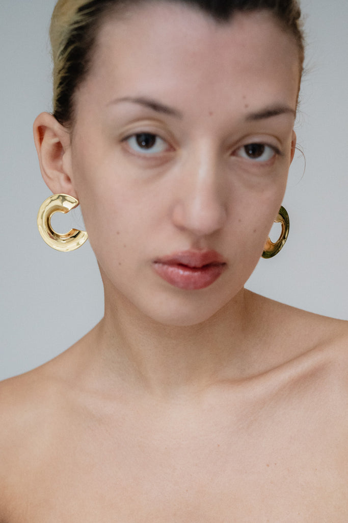 RACHEL COMEY, Rail Earrings, Gold