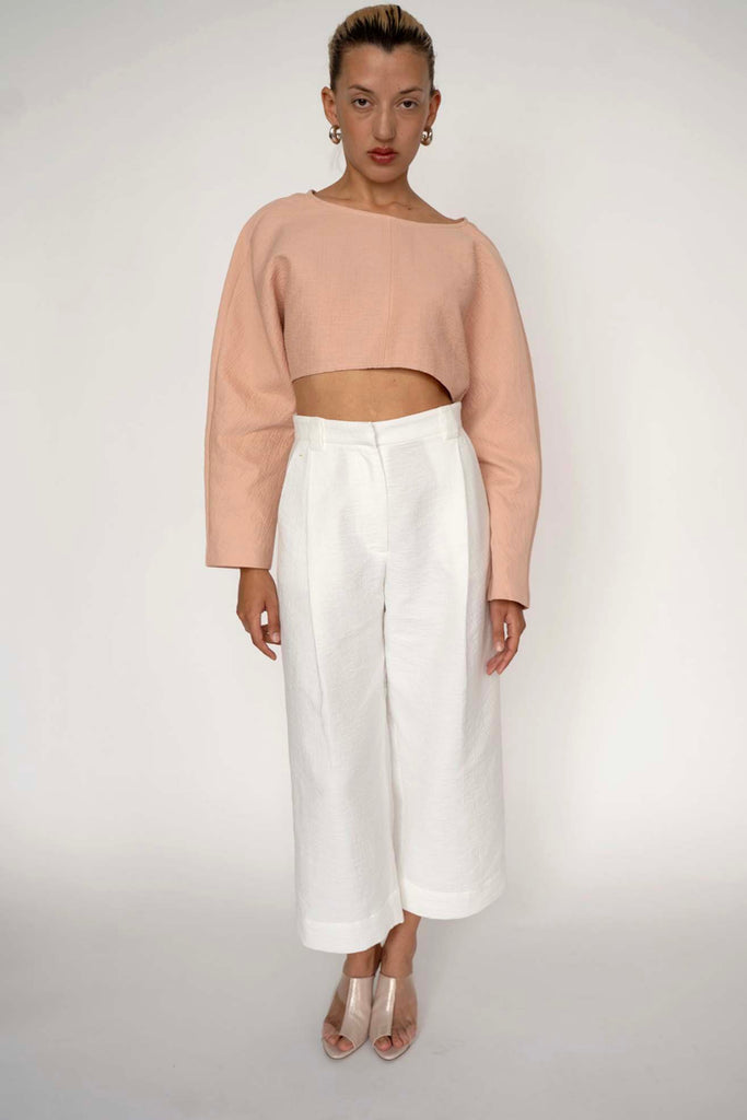 RACHEL COMEY, Crew Pant, white