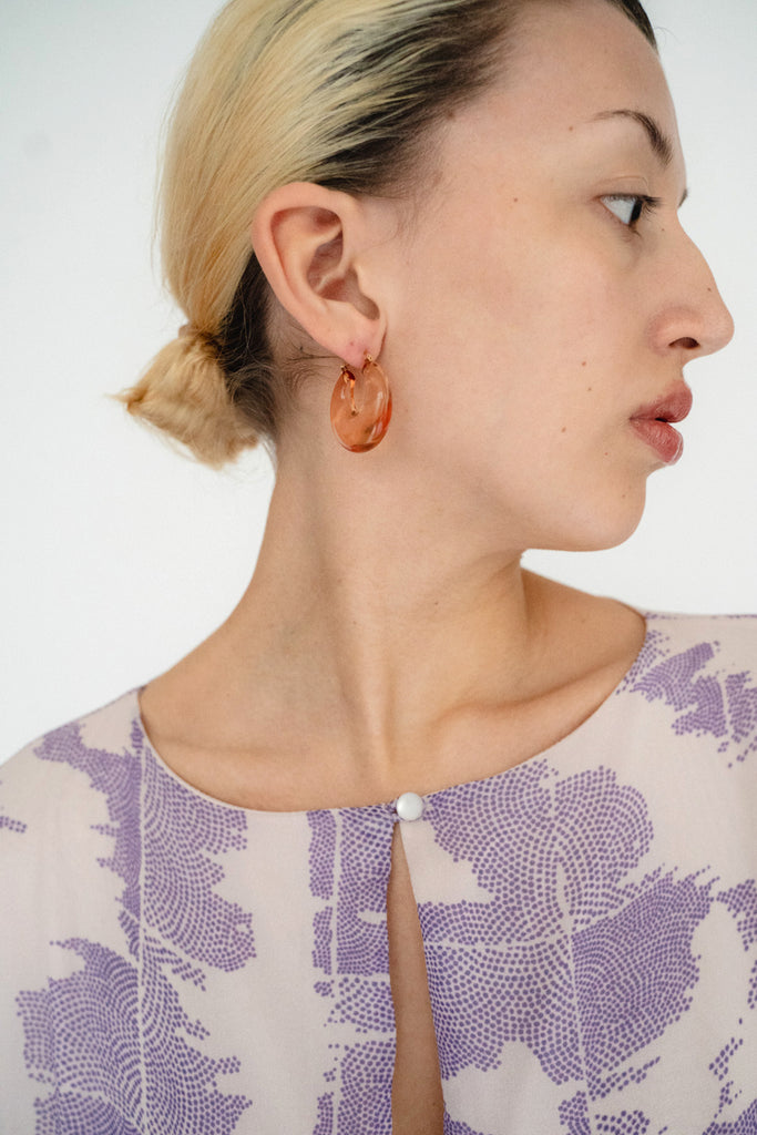 RACHEL COMEY, Grass Earring, Cocoa