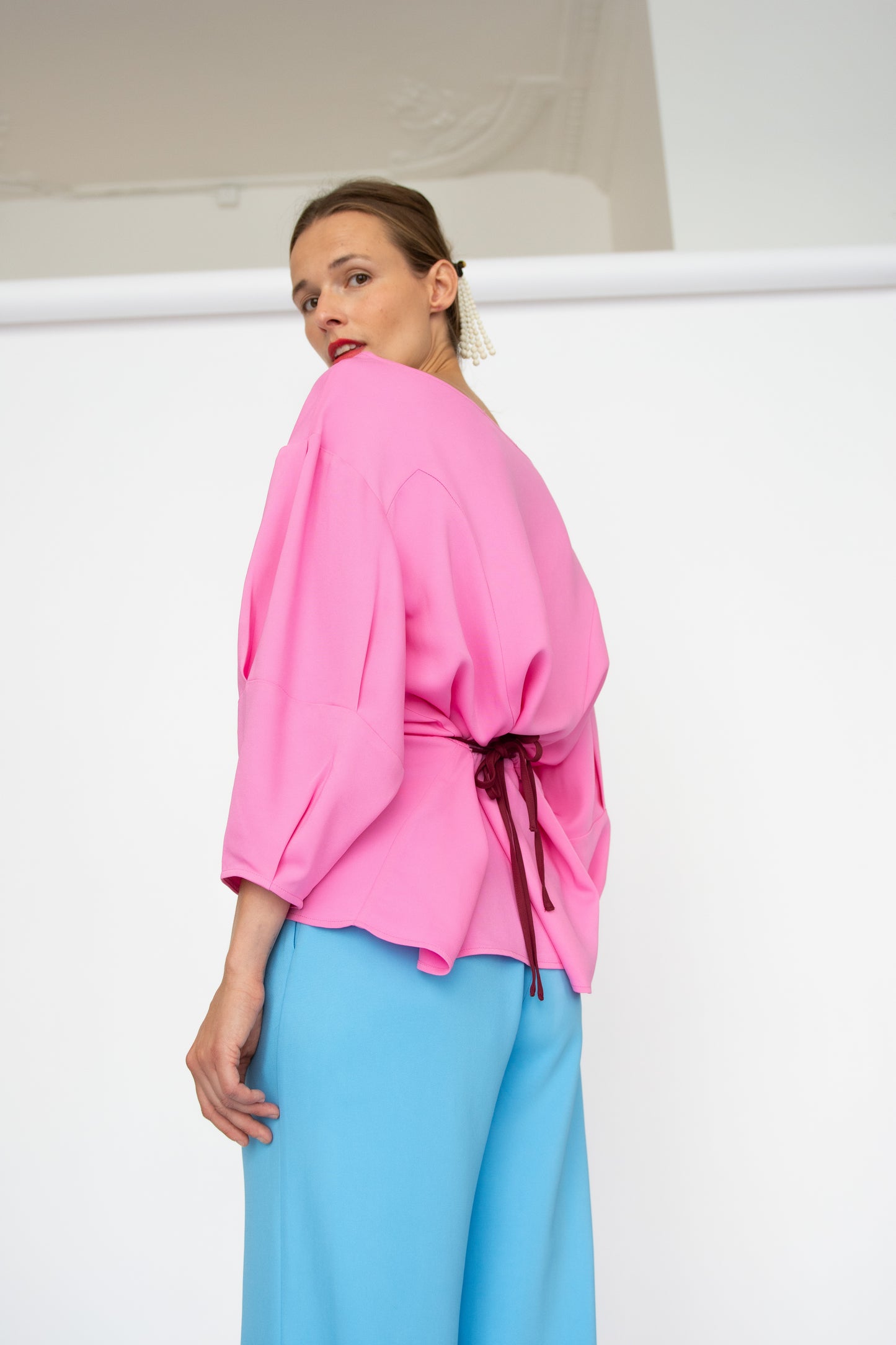 MR. LARKIN, Sloane Top, Candy Pink (Pre Order Ships by Sept 26th)