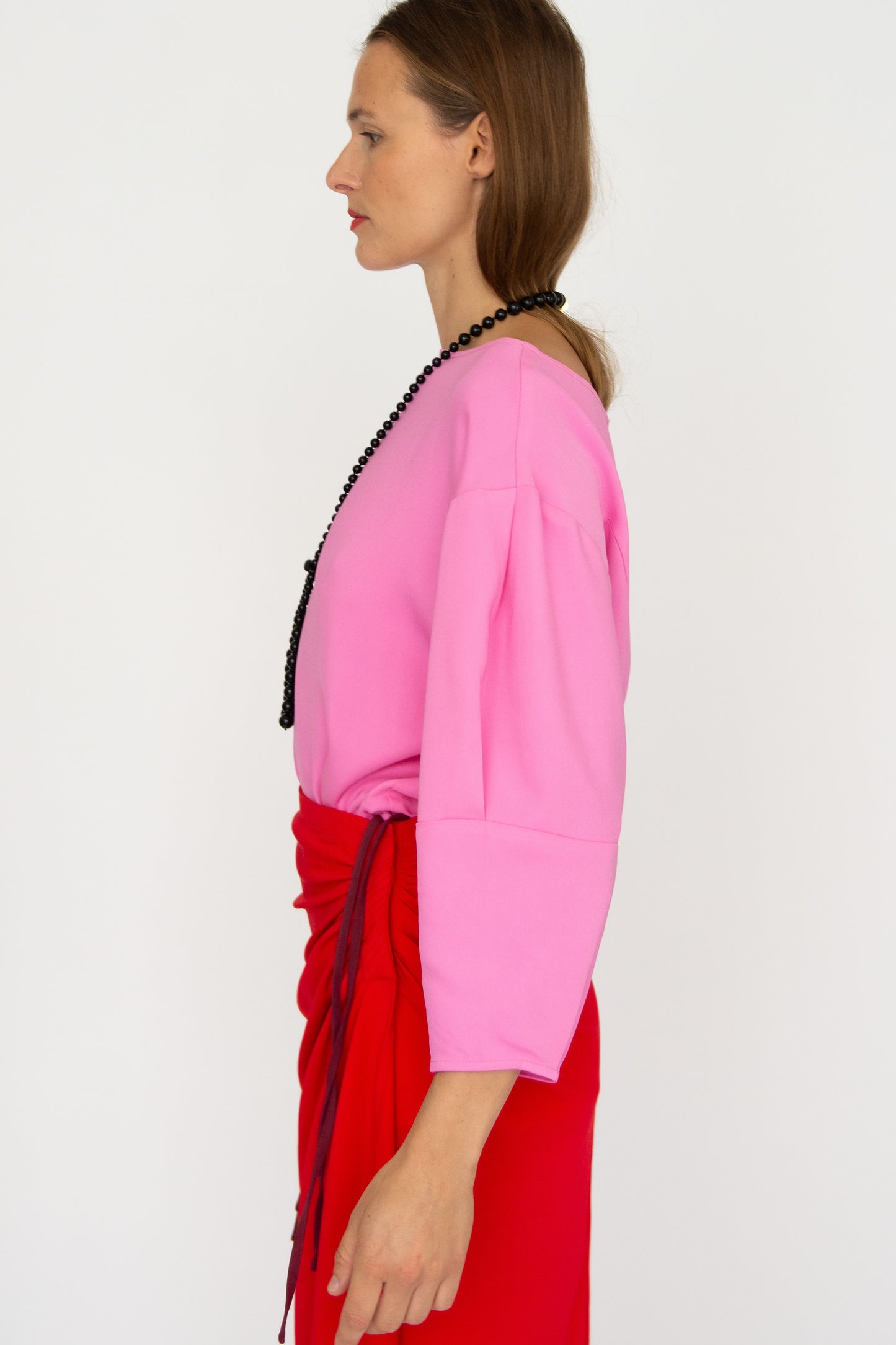 MR. LARKIN, Sloane Top, Candy Pink (Pre Order Ships by Sept 26th)