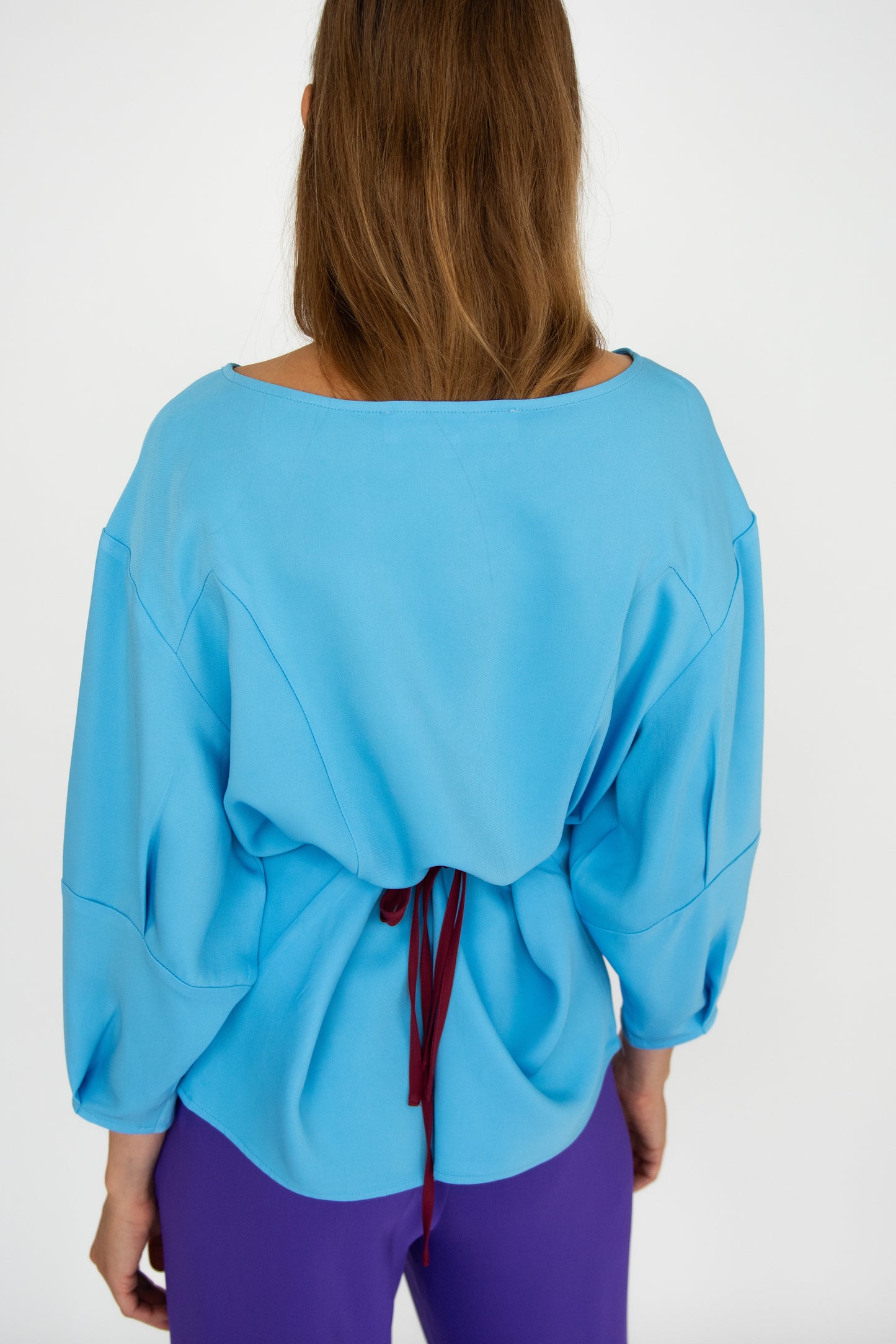 MR. LARKIN, Sloane Top, Sky Blue (Pre Order Ships by Sept 26th)