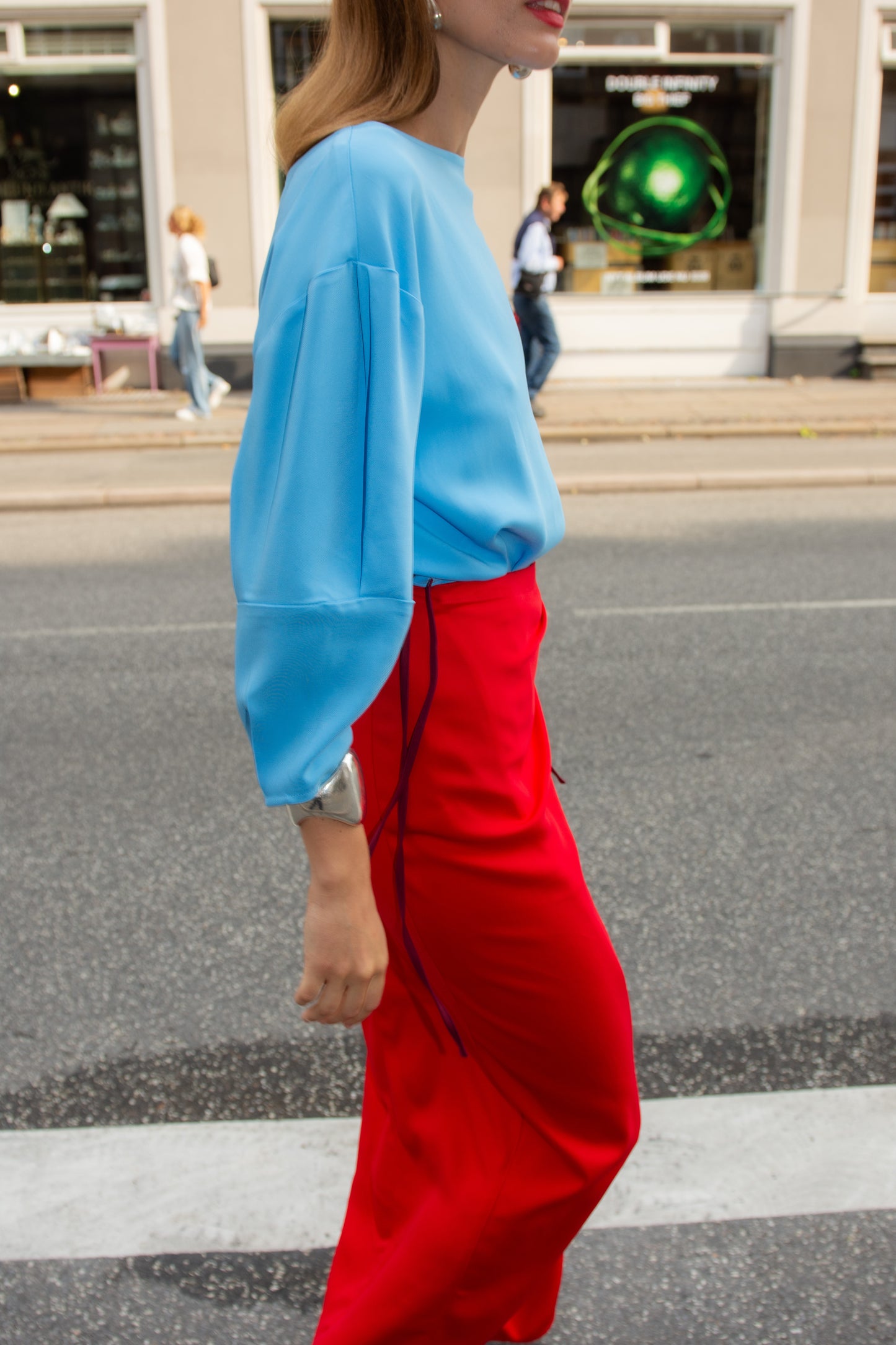 MR. LARKIN, Sloane Top, Sky Blue (Pre Order Ships by Sept 26th)