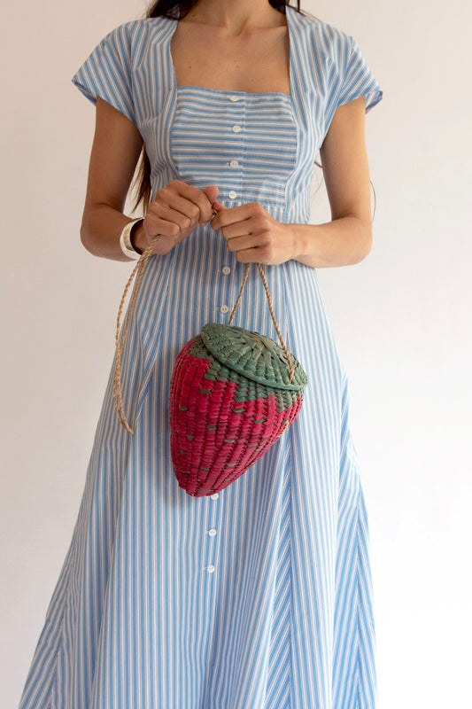 MR. LARKIN, Mercado Strawberry Bag, Red/Green