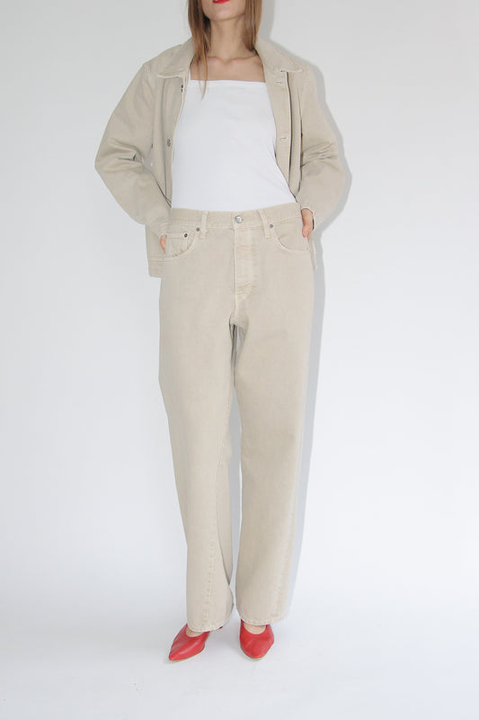 SUNFLOWER, Wide Twist Jeans, Vintage Sand