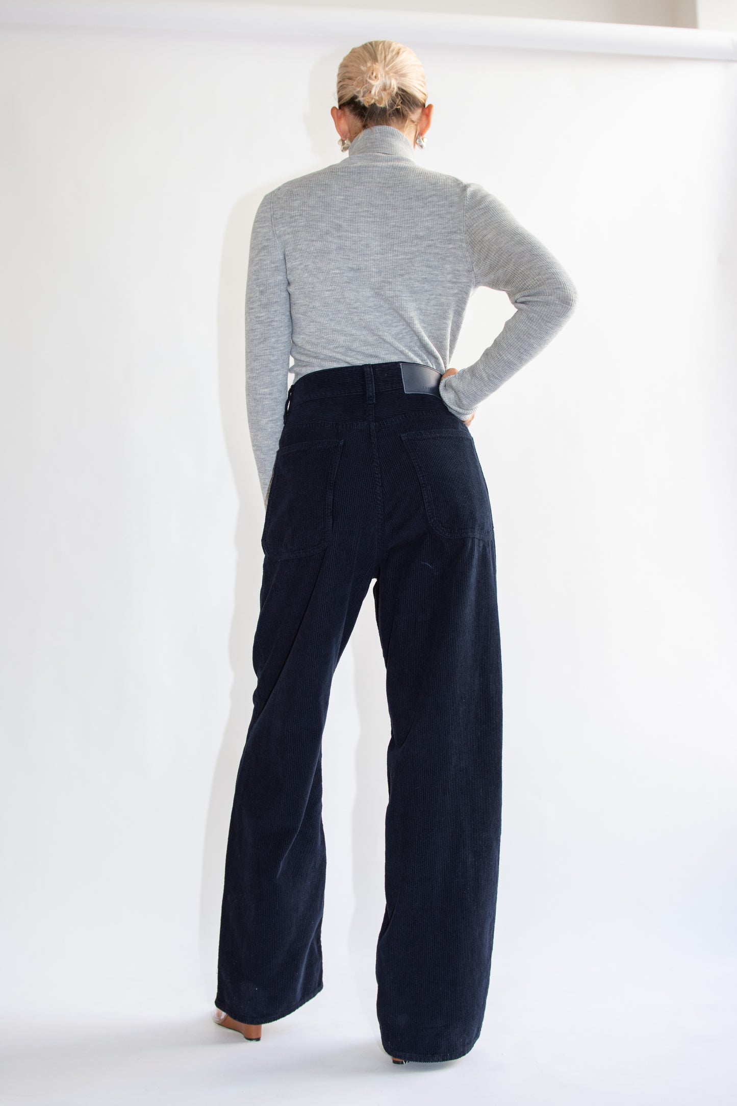 SUNFLOWER, Super Wide Pant, Navy