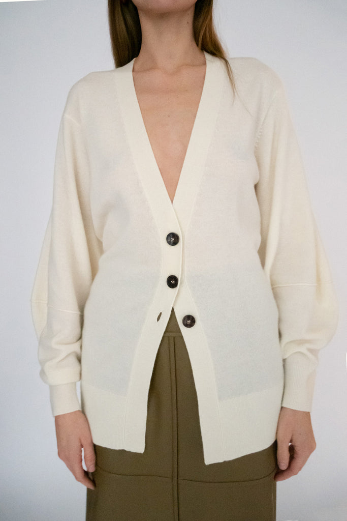 THE GARMENT, Como Sleeve Cardigan, Ivory