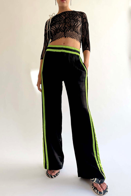 TIGRA TIGRA, Boxing Pants, Black/Acid Green
