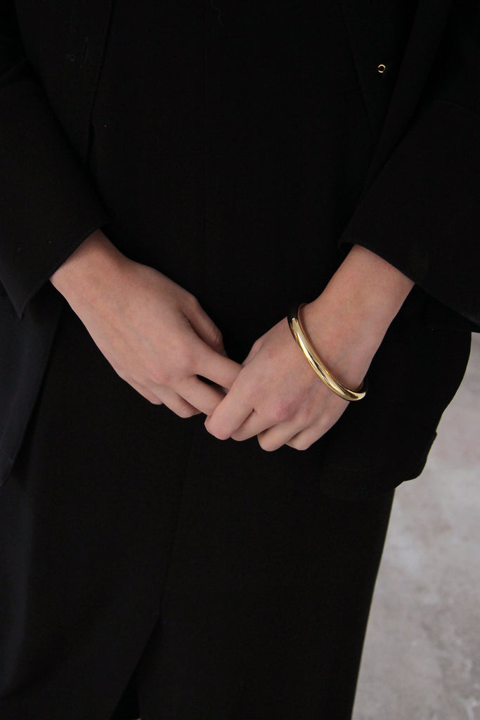 TRINE TUXEN, Willow Bangle, Goldplated