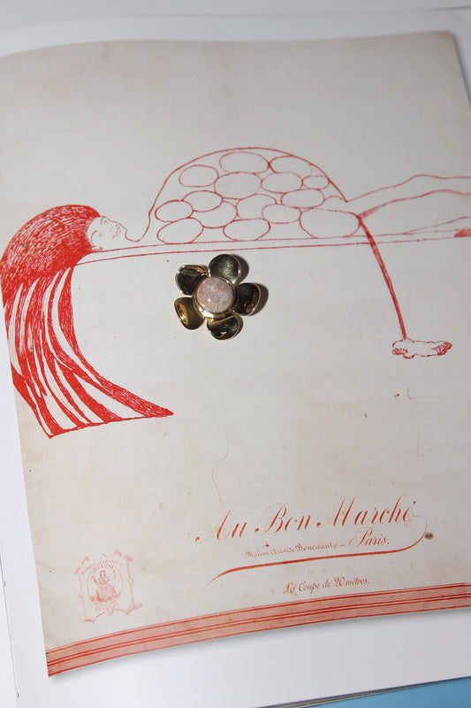 MR. LARKIN x TRINE TUXEN, Flower Pendant, Gold Plated