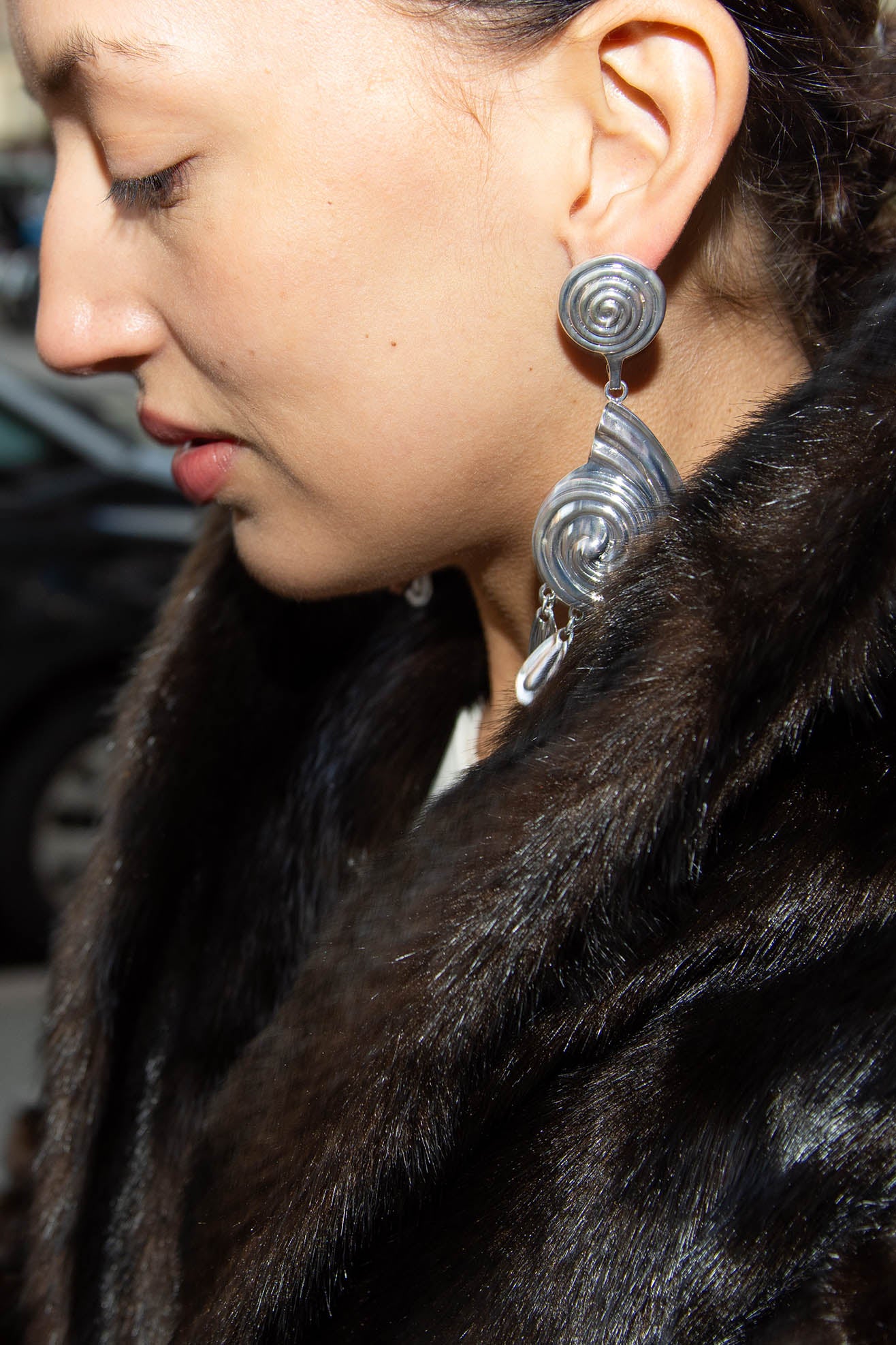 JUJU VERA, Eliza Earrings, Silver