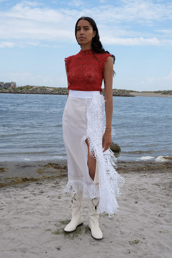 DIOTIMA, Marchande Skirt, White, 02