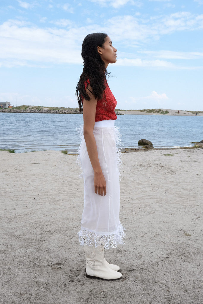 DIOTIMA, Marchande Skirt, White, 03