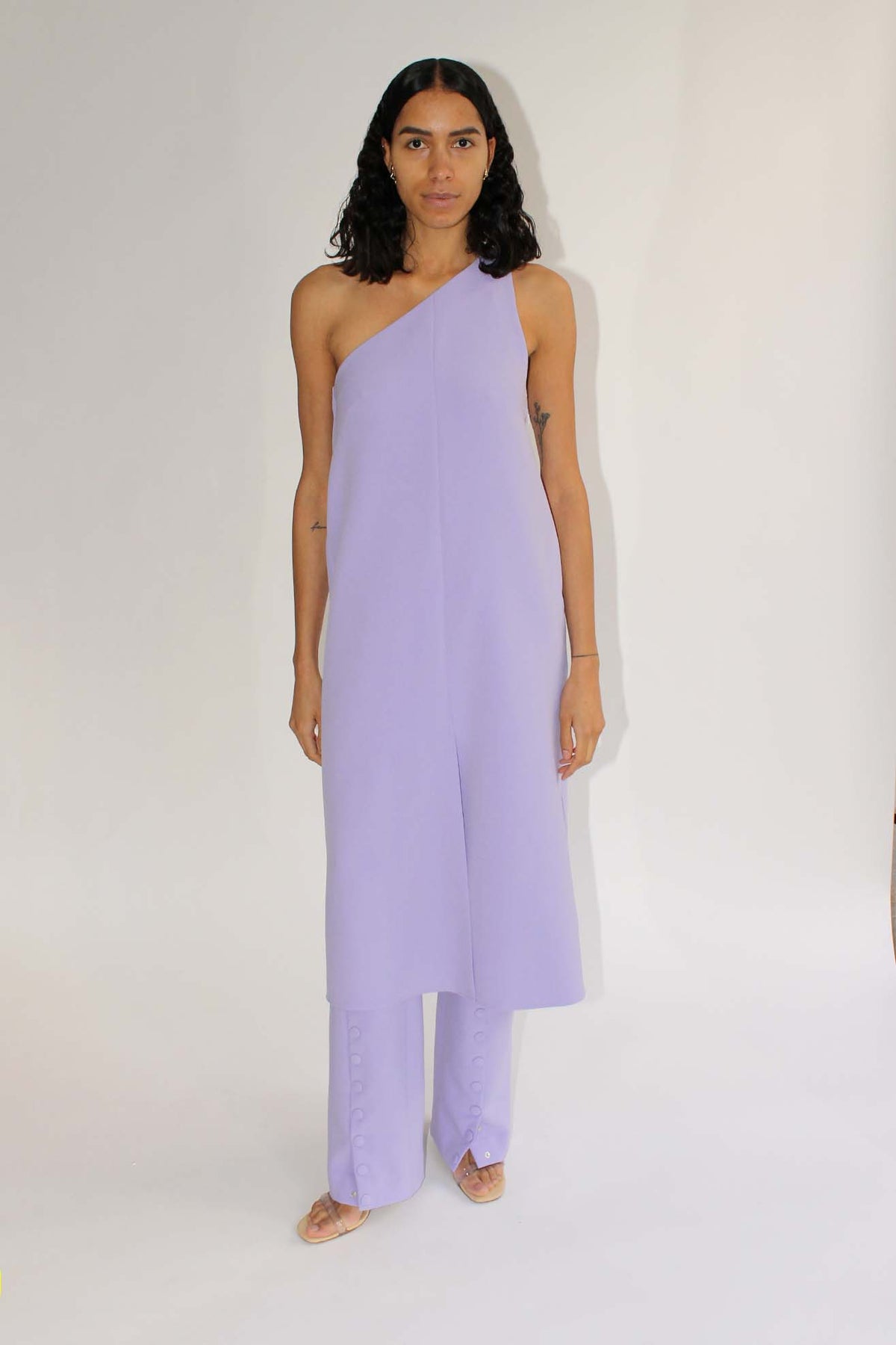 MR. LARKIN, Oda Dress, Purple