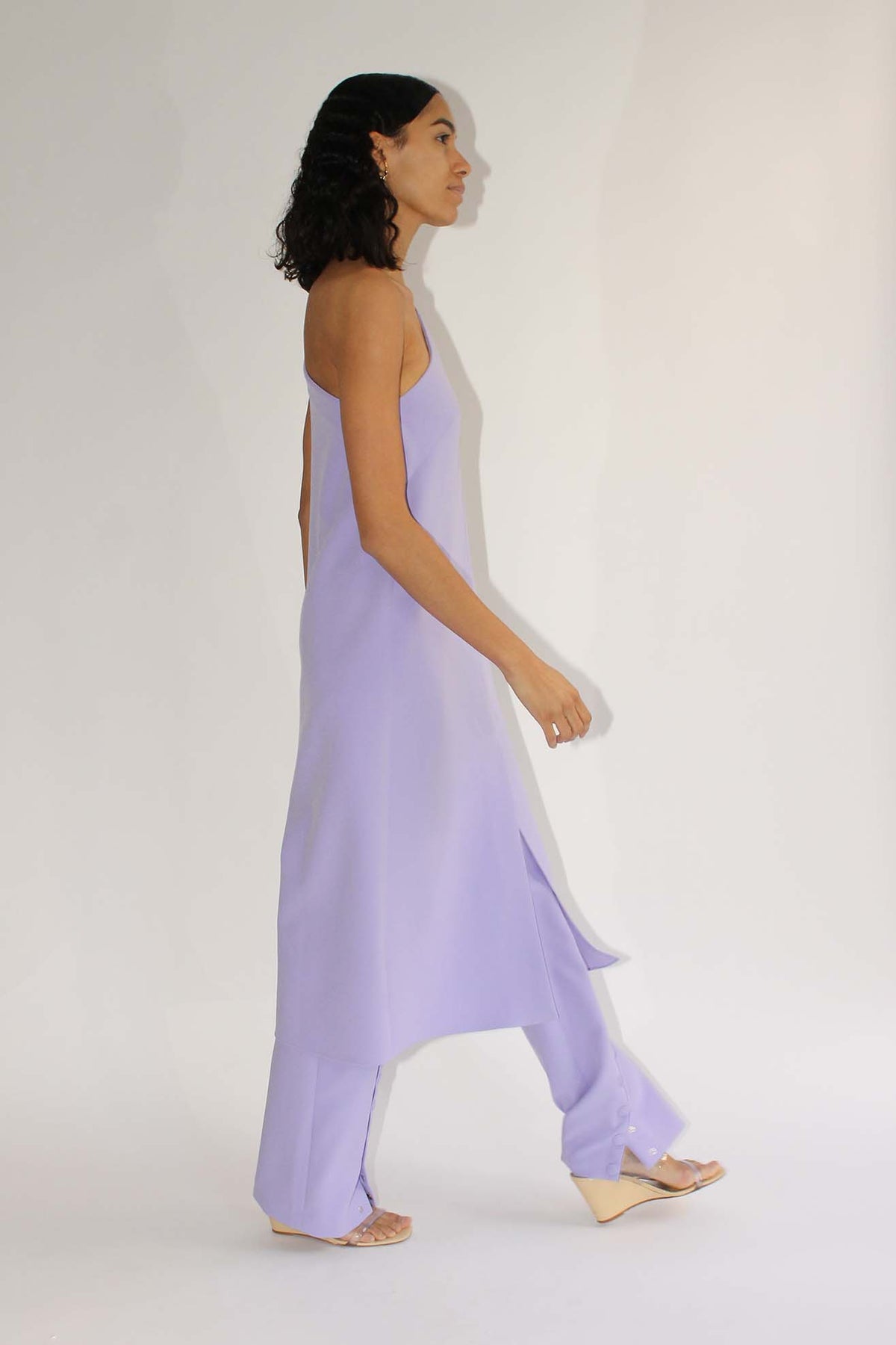 MR. LARKIN, Oda Dress, Purple