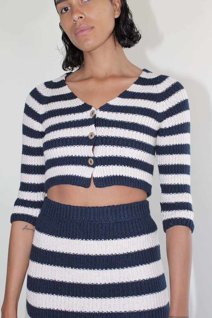 RACHEL COMEY, Tavira Cardi, Navy Stripe